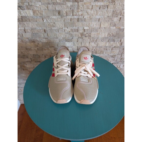 NWT Adidas Originals Men's NMD_G1 Shoes, Wonder Beige/Red/Wonder White Men's 7.5 - Picture 2 of 9